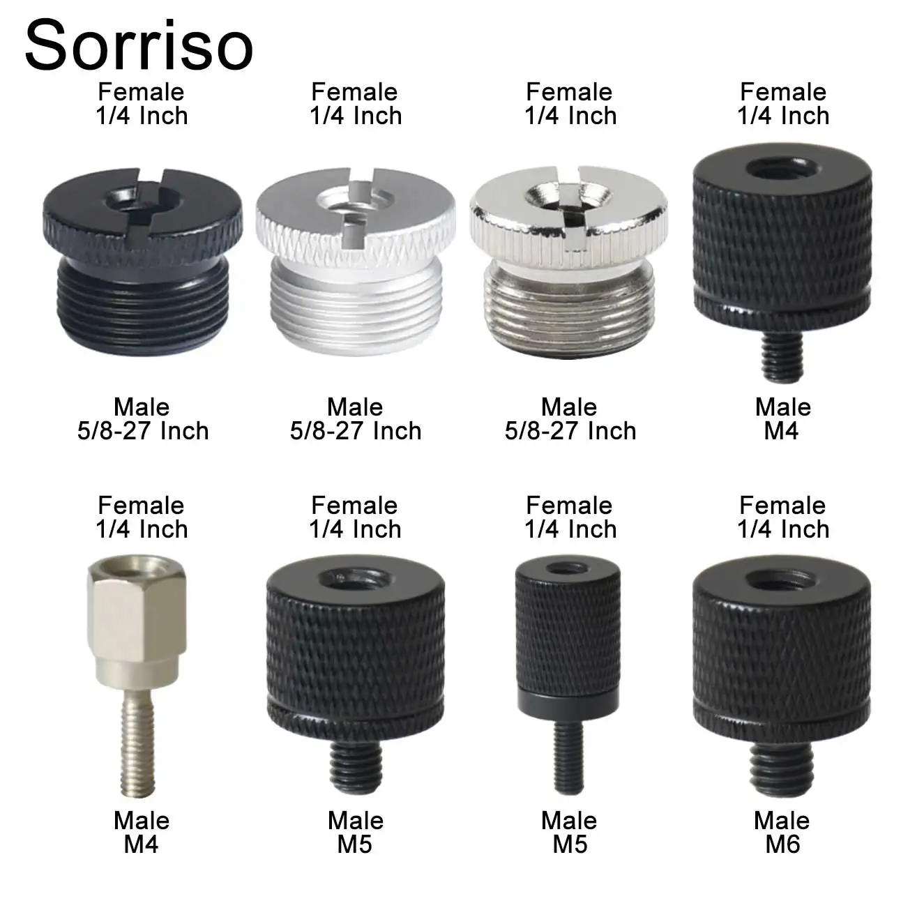 CAVATE 1/4" Feina A 3/8" Aschio E 3/8"-16 Feina A Aschio 1/4"-20 - Foto 3