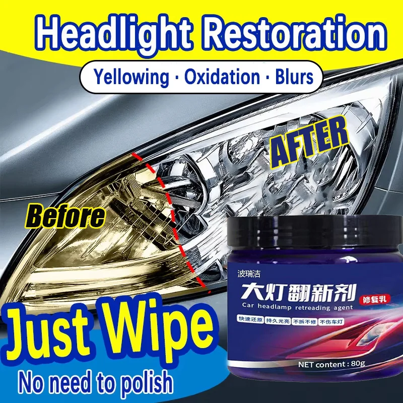 thumbnail image 2 of New Automotive Headlamp Restoration Fluid Kit, Multifunctional Car 2 of 11