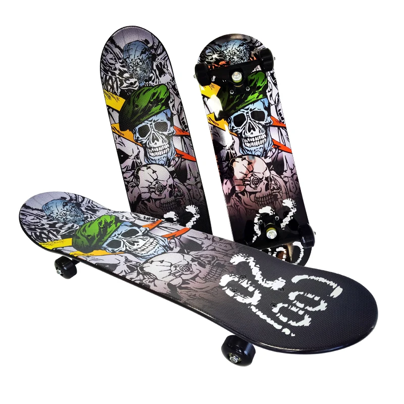 Stock Di Vendita Calda In Commercio Skateboard Skate Board Con Ruote In Pu Skateboard Personalizzato