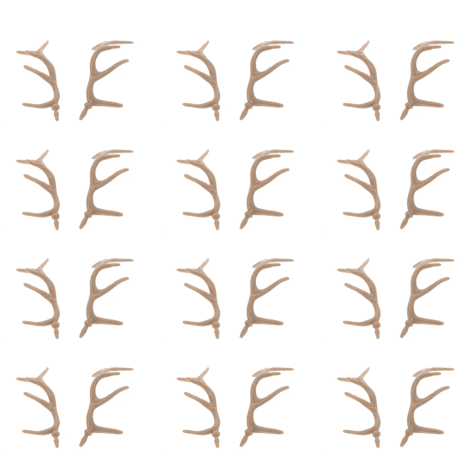 

Antlers Crafts Deer Faux Horns Christmas Reindeer Fake Antler Mini Horn Plastic Tree Ornament Party Supplies