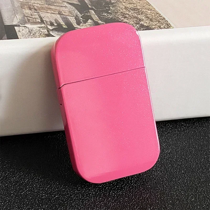 Creative Pink Flame Pocket Lighter Windproof Strong Fire Power Cute Lighter More Patterns Avialable Smoking Accessories 6