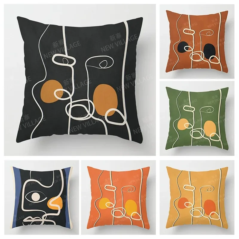 

Скандинавский осенний домашний декор, осенняя наволочка для диванной подушки, современный 45x45 см 45*45 50x50 60x60 см 40*40 см 35x35 morandi