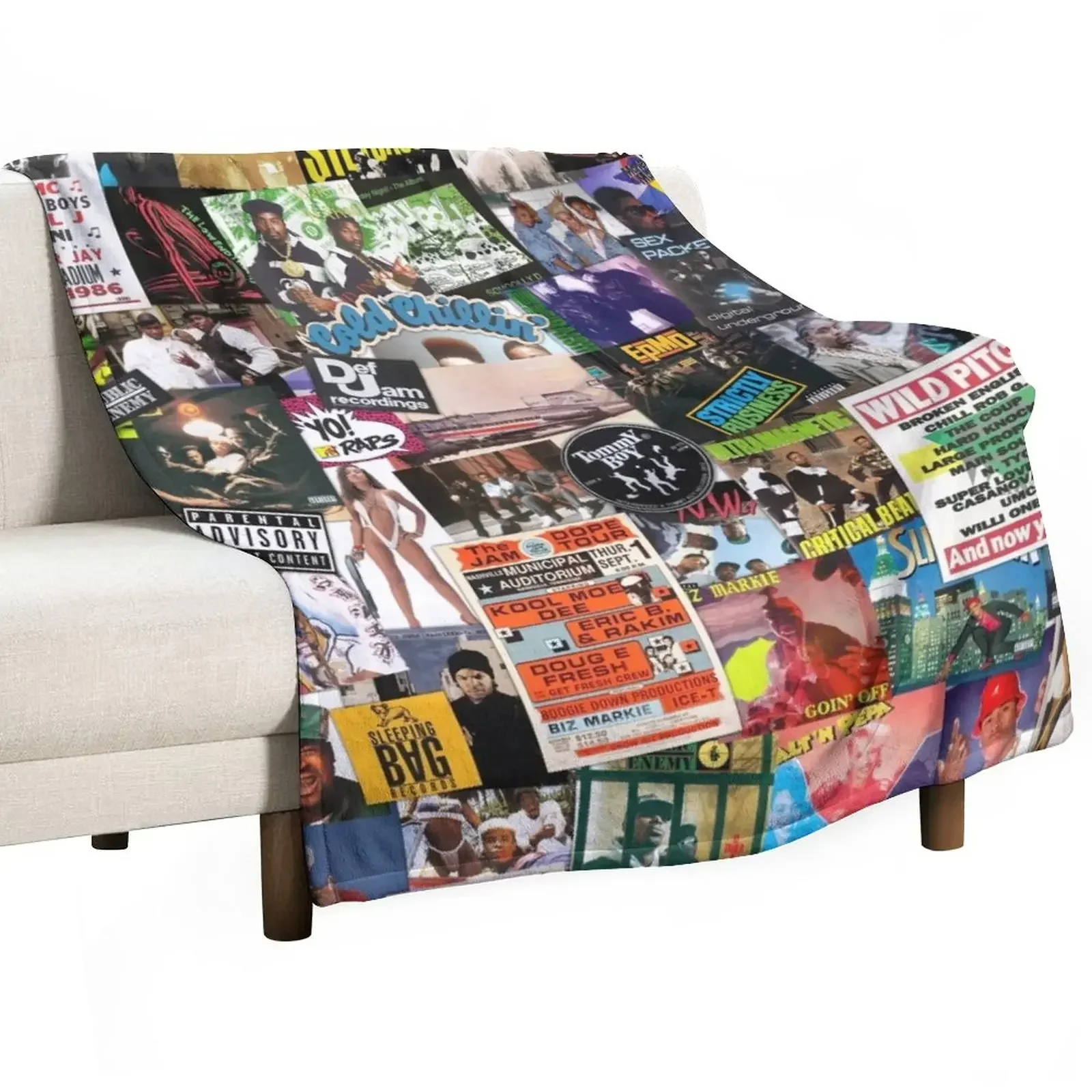 

Old School Hip Hop Throw Blanket Soft Beds Plush Luxury Thicken Blankets
