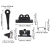 5Pcs/Set Hair Clipper Swing Head Cover Switch Adjusting Rod Spare Parts For WAHL 8148/8591 Electric Clippers Replacement Part 2