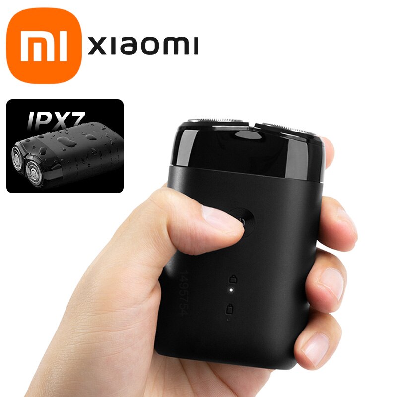 Portable XIAOMI Mijia Electric Shaver S100 Twin Blade Dry Wet Razor Beard Trimmer Cutter TypeC Rechargeable Men Razors Machine