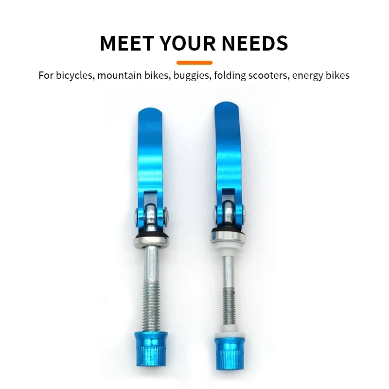 1Piece Bicycle Quick Release Lever Aluminium Bike Seat Post Clamp Seatpost Mountain Bike Seat Tube Clamp Bicycle Accessories