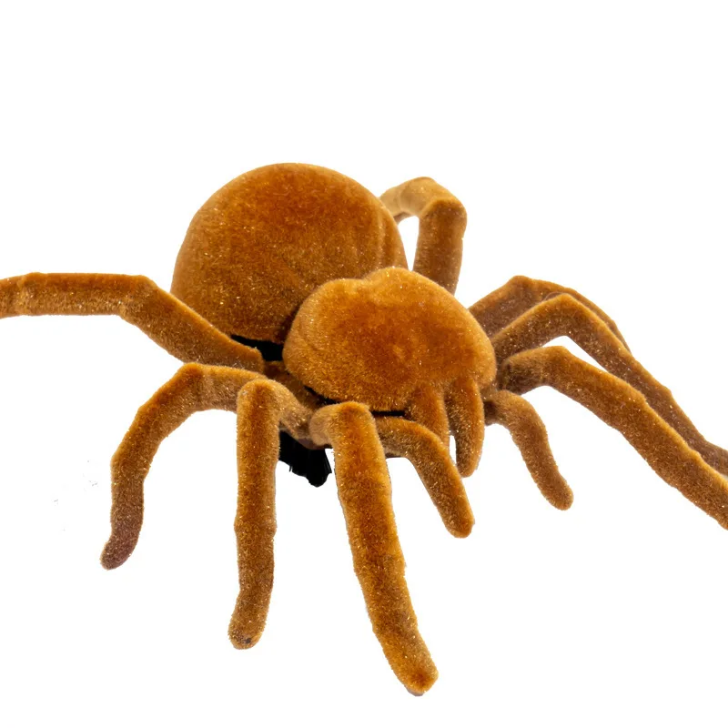 Kids Novelty Funny Spoof Toy Simulation Electric Spider Without Remote Control Arbitrary Walking Gadgets Halloween Prank Toys