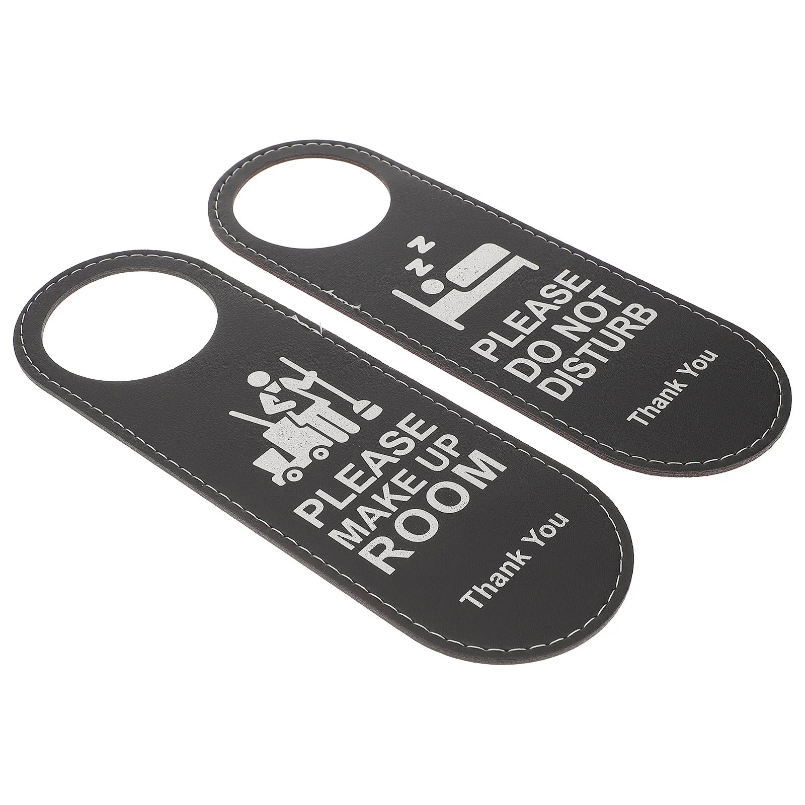

Hotel Door Hanging Sign- Please Do Not Disturb/ Make Room Door Hanger Sign, 2pcs Sign for Bedroom Hotel Office Door