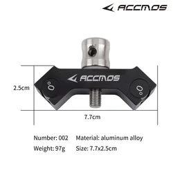 Enhanced Archery Adjustable Quick Release Durable V Bar Aluminum Stabilizer Balance (2 45d  recurve quick)
