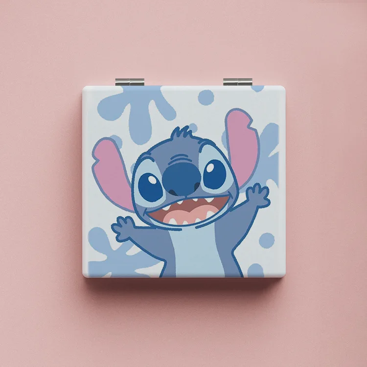 Disney Lilo&Stitch Makeup Mirror Portable Foldable Girl Cartoon Stitch Print