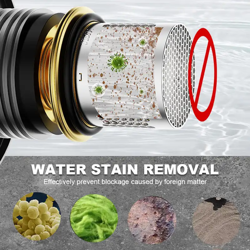 Water Stop Valve Faucet Anti-String Overleakage With Automatic Stop Valve Stainless Steel Anti-Corrosion Tape Anti-Leakage