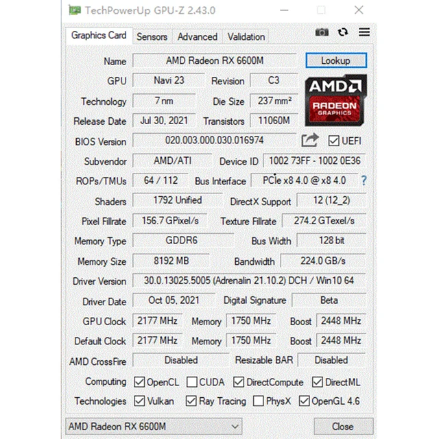 SOYO RX 6600 6600XT 6600M Graphics Card 8GB GPU GDDR6 8Pin Computer Video Card Support AMD Intel Desktop CPU placa de video 6