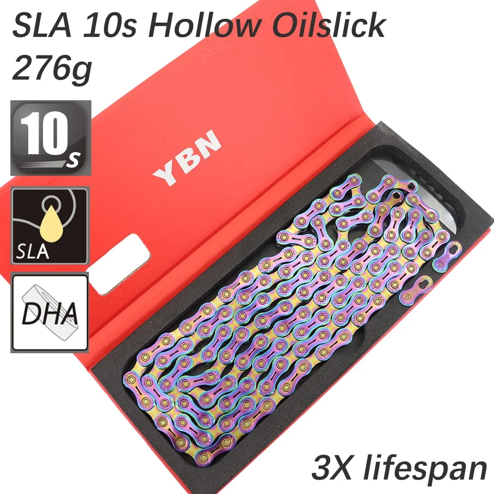 Bike Chain 8 9 10 11 12s speed SLA silver hollow gold oil slick Titanium coating for Shimano/ SRAM bicycle chains,bicycle chain