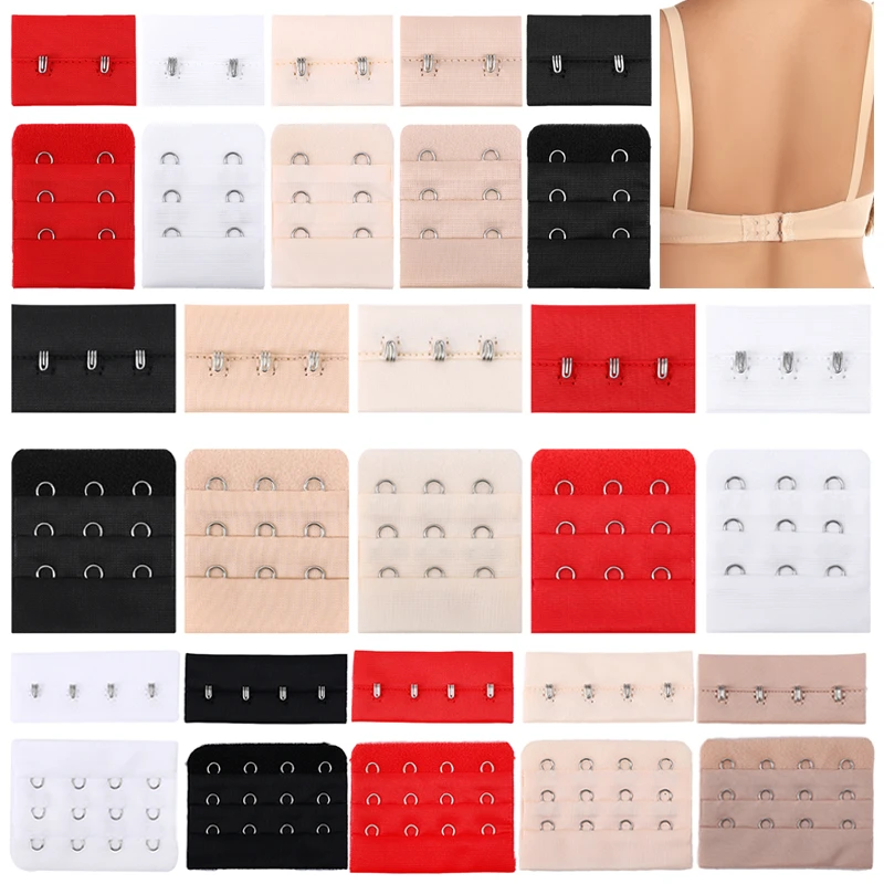 Women Bra Extenders Extension 3 Rows 2/3/4 Buckles Adjustable Belt