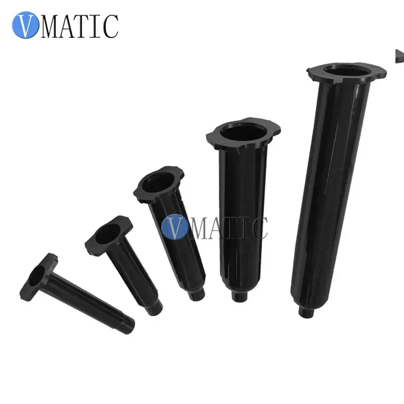 3cc/ml Glue Dispensing Syringe US Style Dispenser Pneumatic Syringe Black Plastic Dispenser Syringes