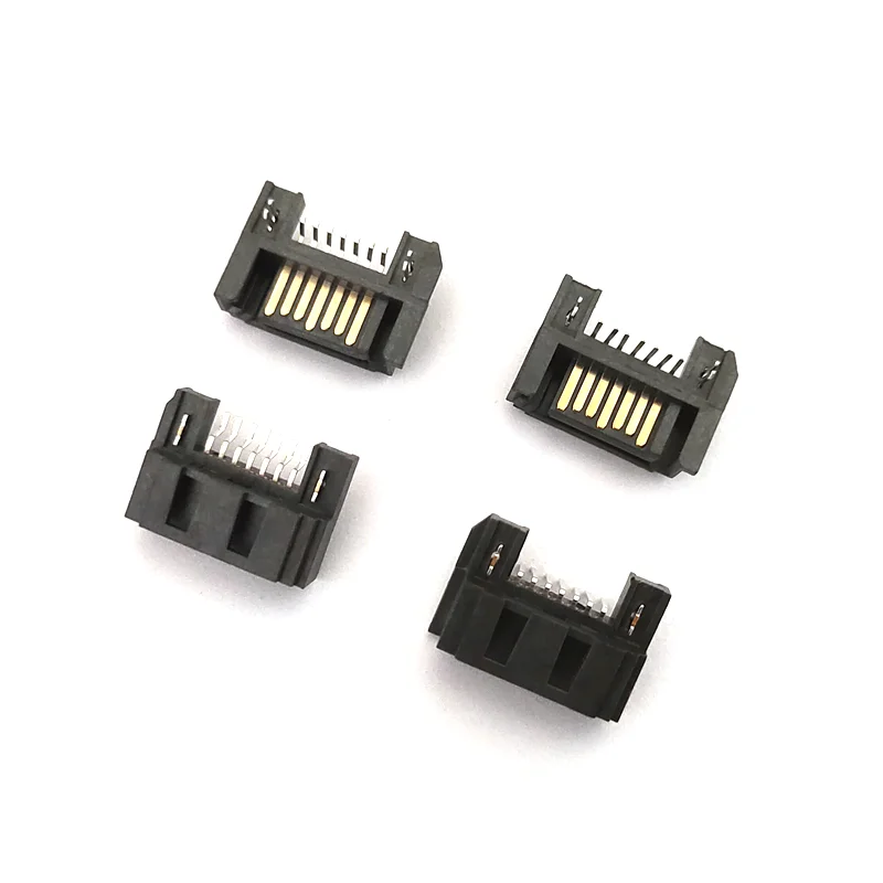 Interfaz de disco duro SATA, enchufe DIP/Tipo SMD, Base conector tipo A de 7 5 uds.|Conectores| - AliExpress