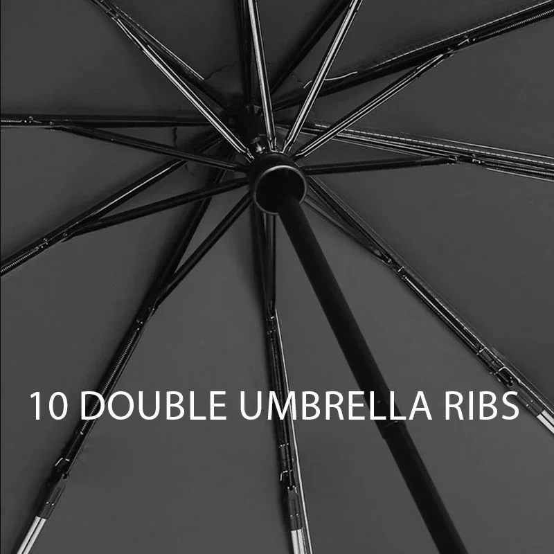 

Umbrella Ribs Sunny Automatic Increased Fully Reinforcement Double And 10 Travel Gift Dual-use Rain