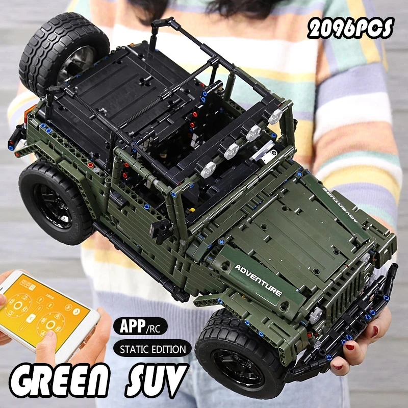 Mold King Fuoristrada Vehicl Building Block Technical Climbing Car Rc Adventure Model Bricks Bricks Toys For Kids Regali Di Compleanno