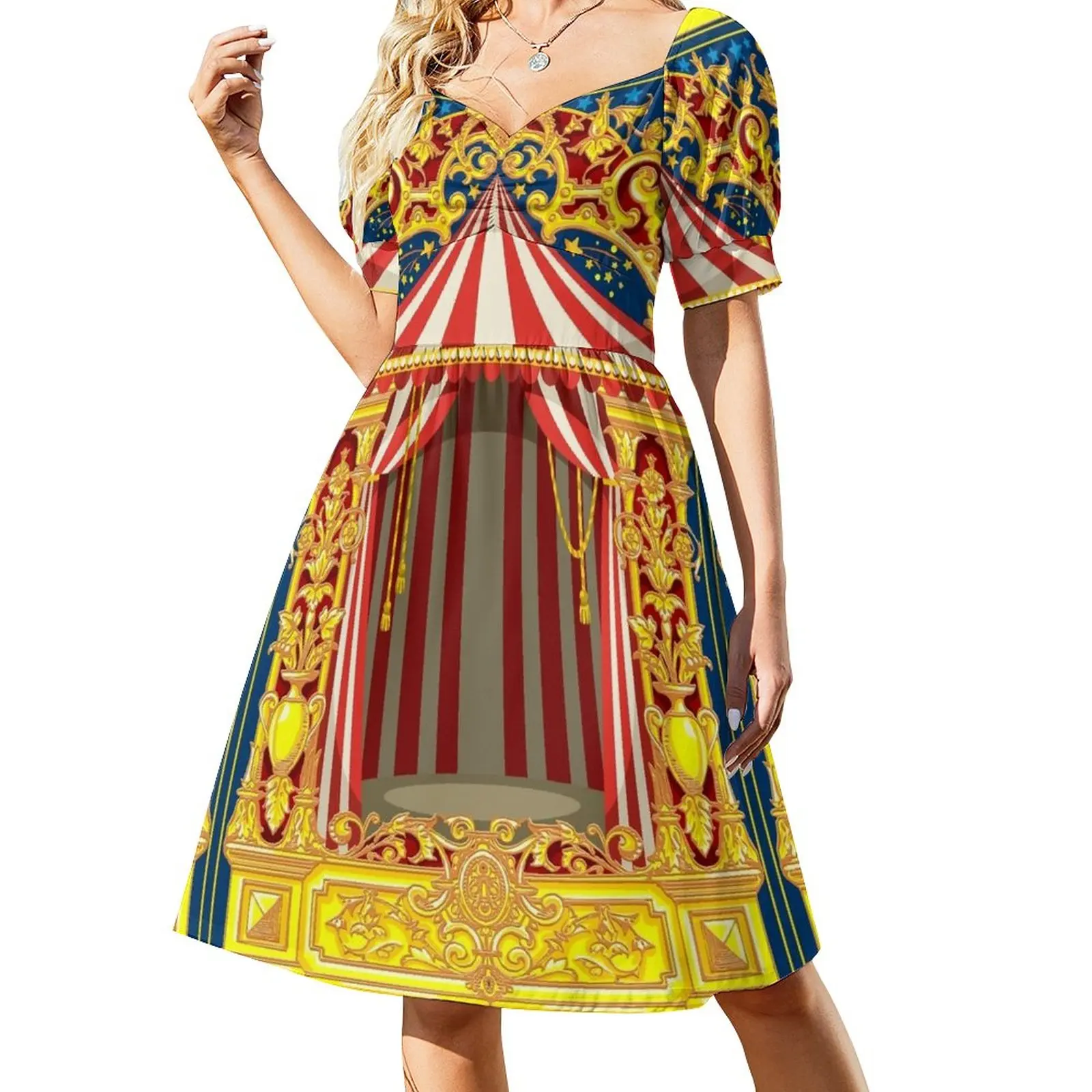 

Carnival Circus Dress womens clothing dress