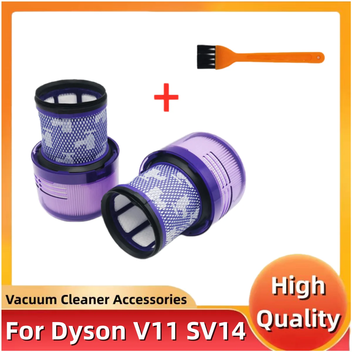 

Моющийся большой фильтр для пылесоса Dyson V11 Sv14, циклонный, абсолютно чистый, без проводов, Сменный фильтр