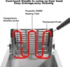 Deep Fryer Extra Large with Drain,Timer,Basket and Lid for Restaurant Use  Commercial 5