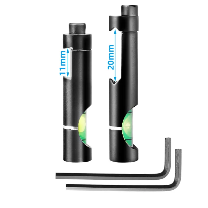 רמת בועות ומד זווית דיוק גבוה (ADI/ACI) ערכת התאמה לטווח ציד צינור 25.4mm / 30mm טבעות אביזרים