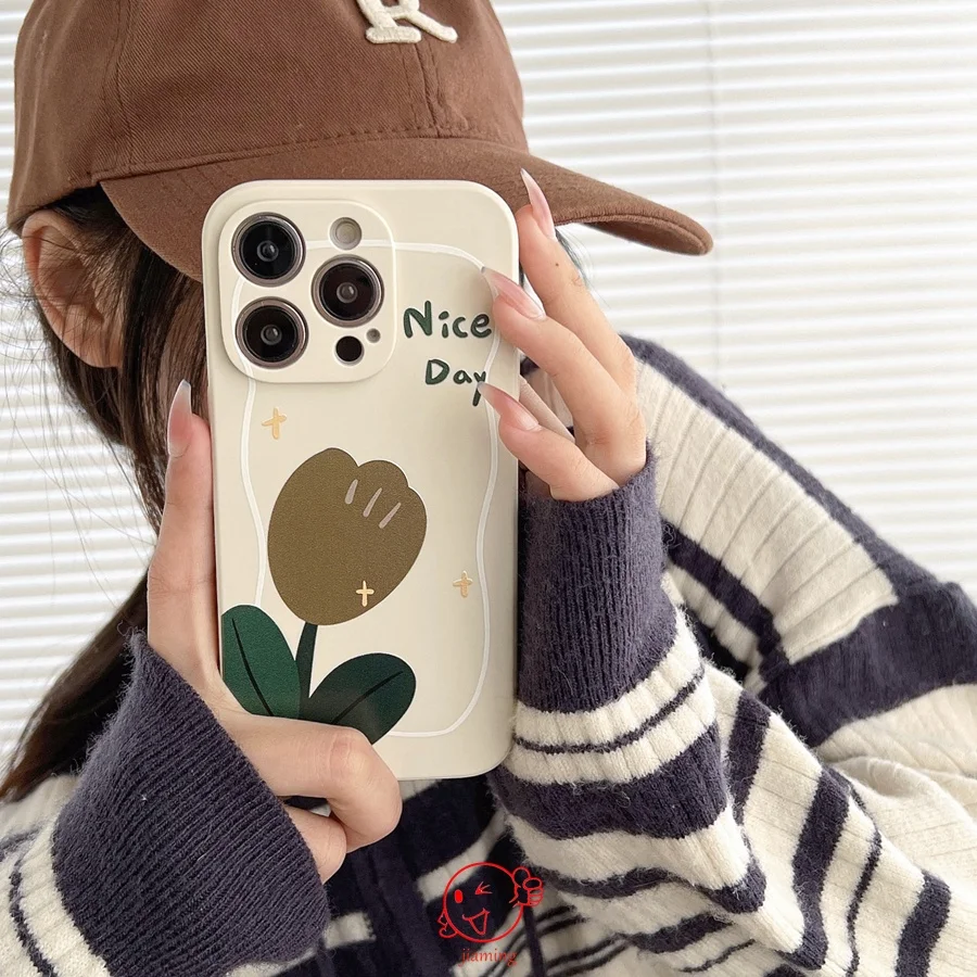 Fresh Small Floral Shockproof Soft Flower Phone Case Cover