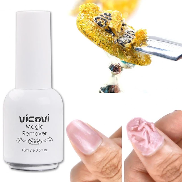 Nail Gel Polish Magical Remover Gel Easy to Use Tip Cleaning Synthetic  Fingernail Magic Polish Glue for Women - AliExpress