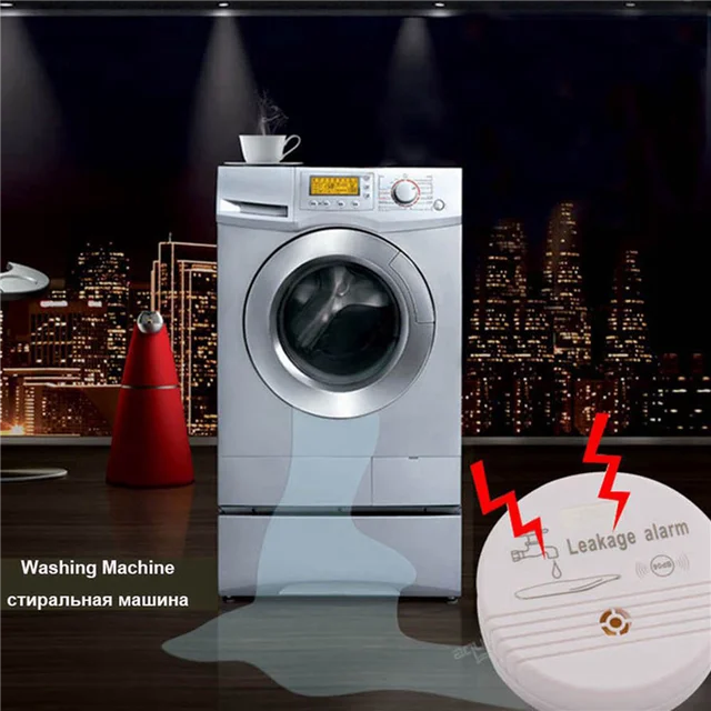 REPLA-4X Water Overflow Leakage Alarm Sensor Detector 90Db Water Level Alarm Leak Flood Detection Home Security Alarm System 4