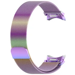 Elegant Milanese Loop Metal Bracelet for Galaxy Watch5 44mm (Colorful)