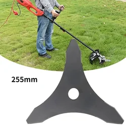 Lawn Mower Tool 3T 255mm Diameter Metal Lawn Mower Brush Cutter Blade Mower Strimmer Trimmer Accessories Tool