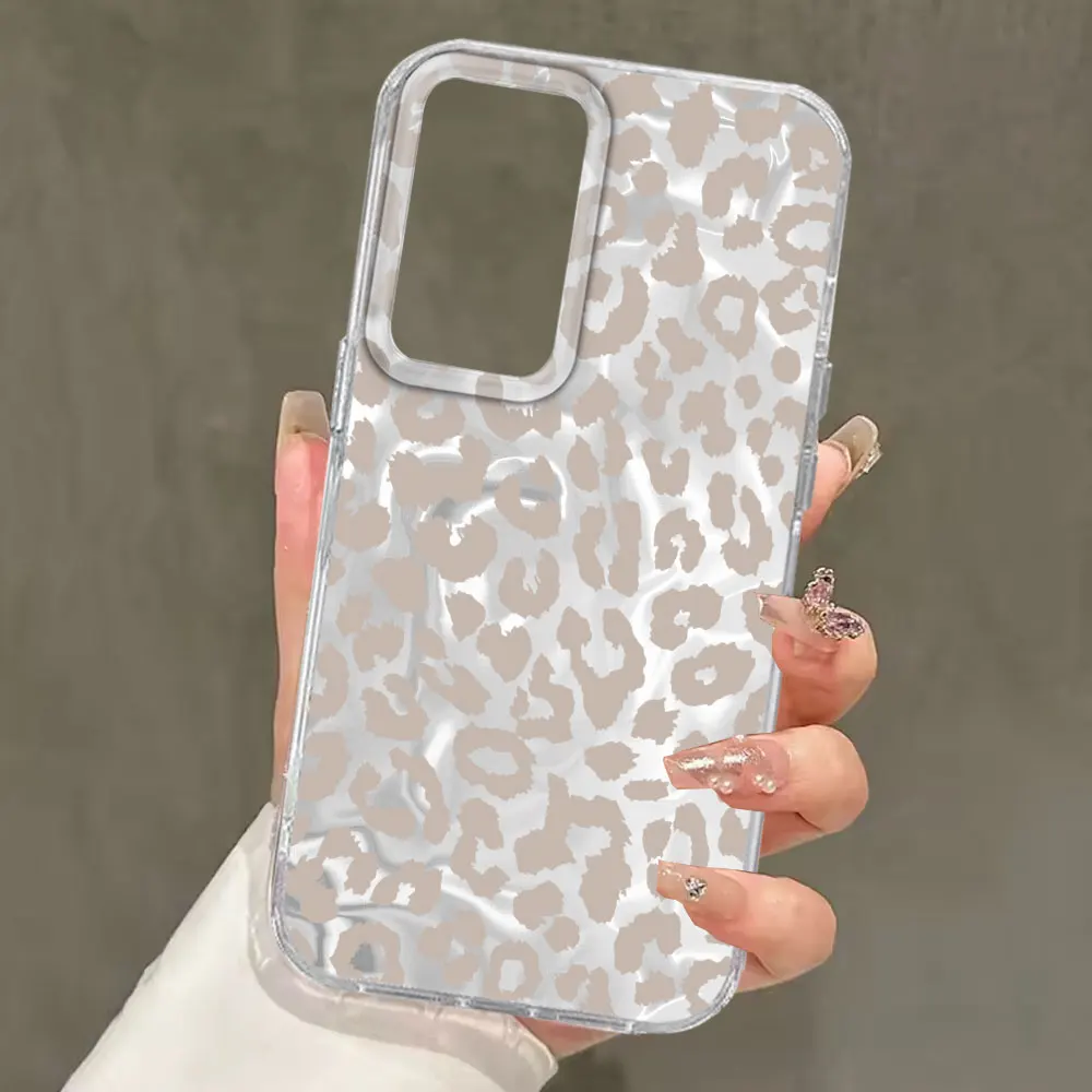 Korean Leopard Print Girls Phone Case Cover
