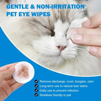 200pcs Pet Eye Wet Wipes 1