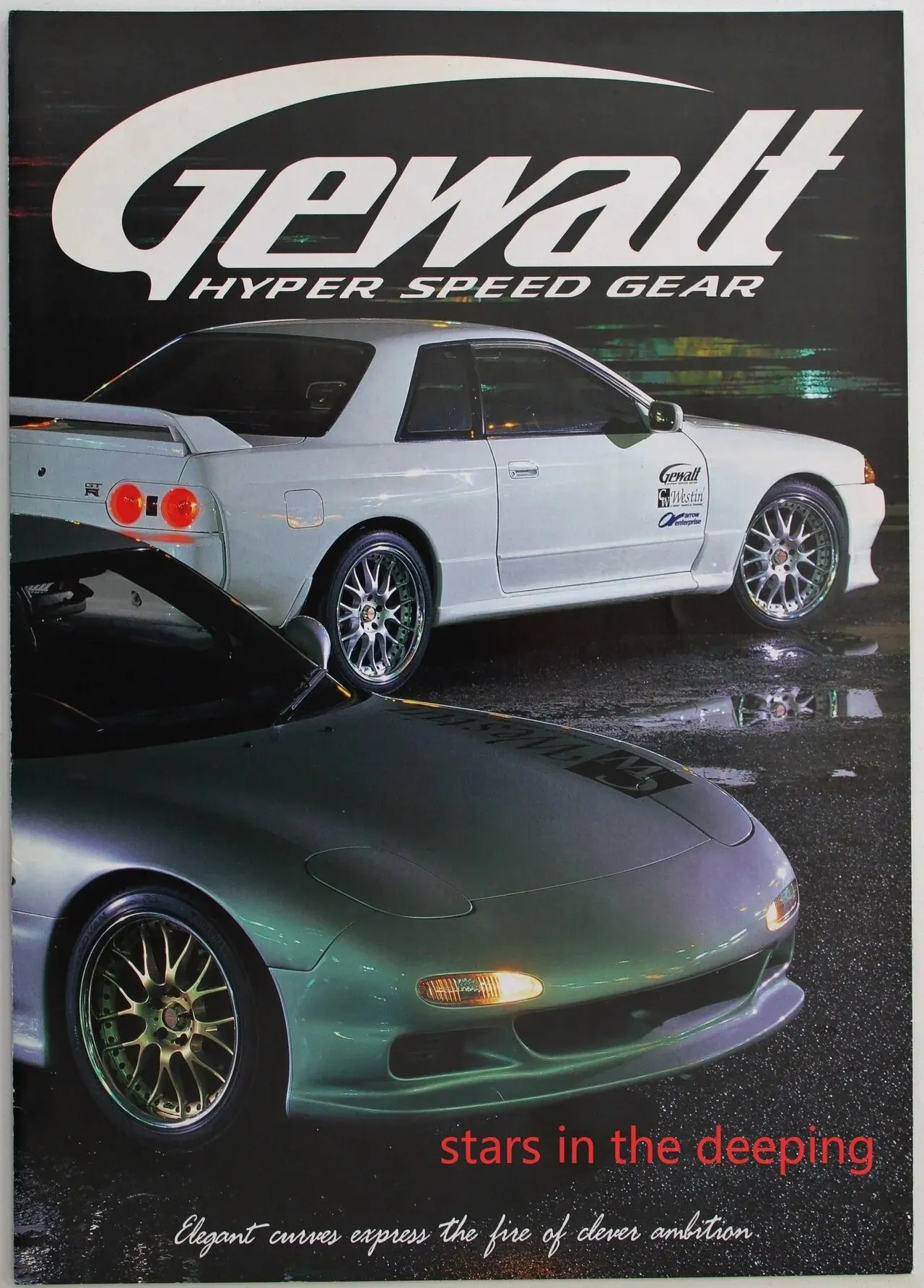 Vintage Japanese Racing Cars Magazine Cover Canvas Art Poster Wall