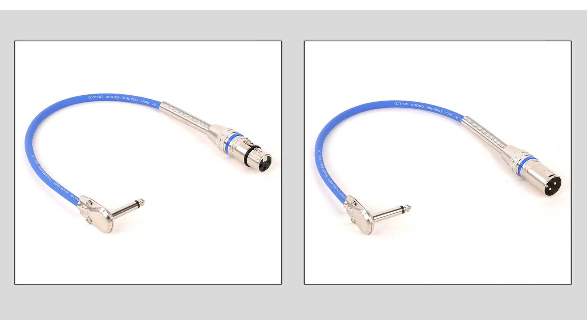 0,3 M-15M Spezialität mehrere Farben hochwertige 6,35mm Zoll ts männliche Buchse an 3-poliges xlr weibliches/männliches Audio kabel für Gitarre – Detail 2