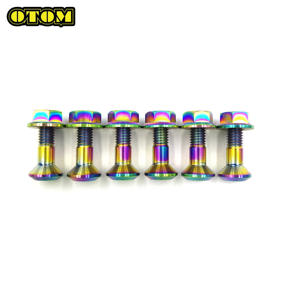 Motorcycle Universal M8 Sprocket Bolts Nuts Set Chain Plate Screws For Japan Off-Road HONDA YAMAHA KAWASAKI SUZUKI AVANTIS BRZ engine sprocket