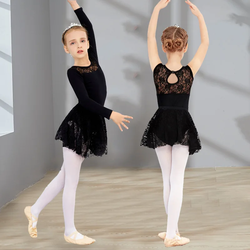 Abito Danza Classica IBAKOM Per Bambina 7-8 Anni - Spalline Sottili Con Fiori E Perle Bianco - 2