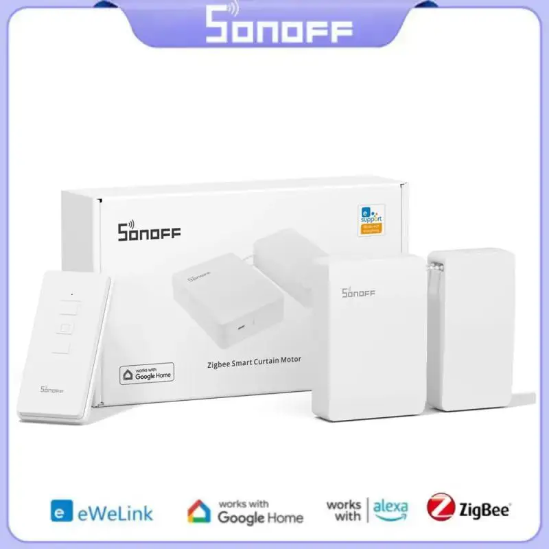 

Смарт-переключатель SONOFF zbcigar Zigbee 5 В/1 А, мотор для занавесок с голосовым управлением через приложение EWeLink Google Home Alexa, легкая установка