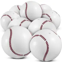 Inflatable Baseball,16 inch Beach Ball for Water Baseball Toy Baseball Birthday Party Decor,Beach Pool Ball Baseball Water Toy 1