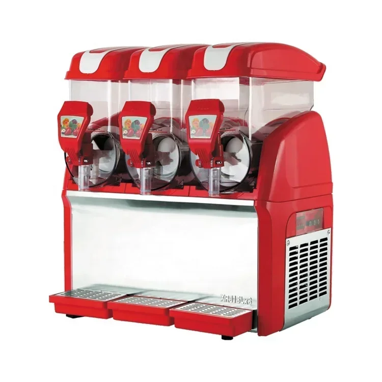 Hot Sale Commercial Large Capacity 45L 3Tanks Slush Machine/ Electric Fully Automatic Slushie Machine 2