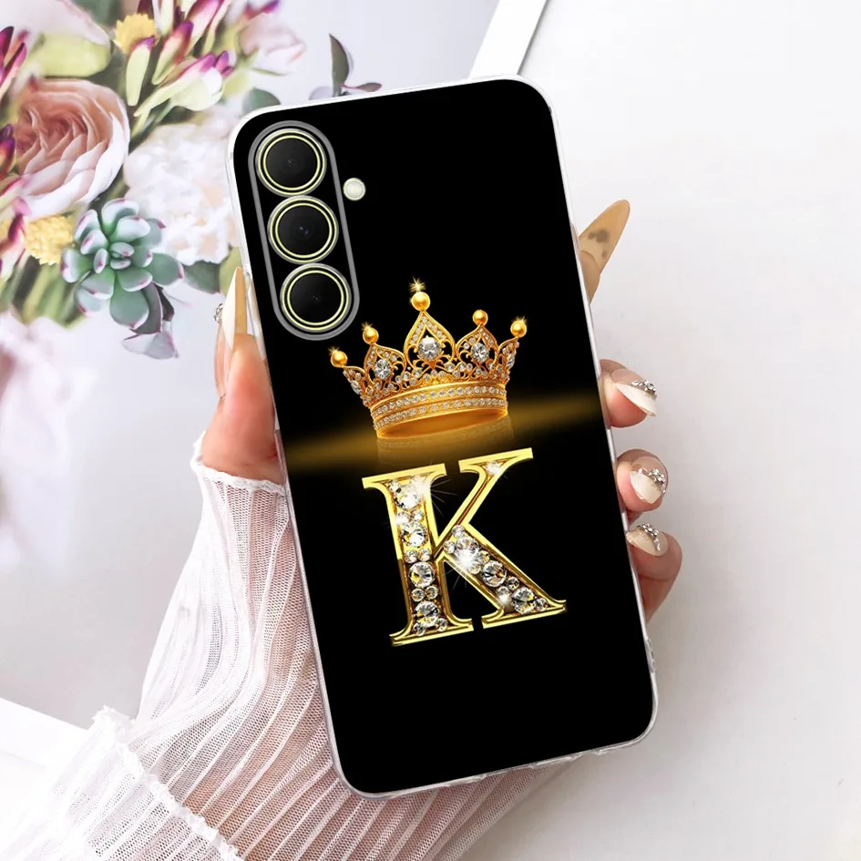 Luxury Crown Letters Soft Silicone Phone Case Bumper