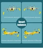 Parkten 2.4G 2CH Glider RC Ariplane P320 Fixed Wing Fighter Aircra Hand Throwing Foam Outdoor Toys For Boys Birthday Gift 4