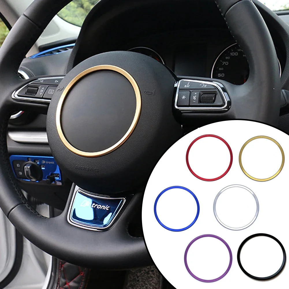 Premium Car Steering Wheel Decoration Ring Trim Cover Sticker