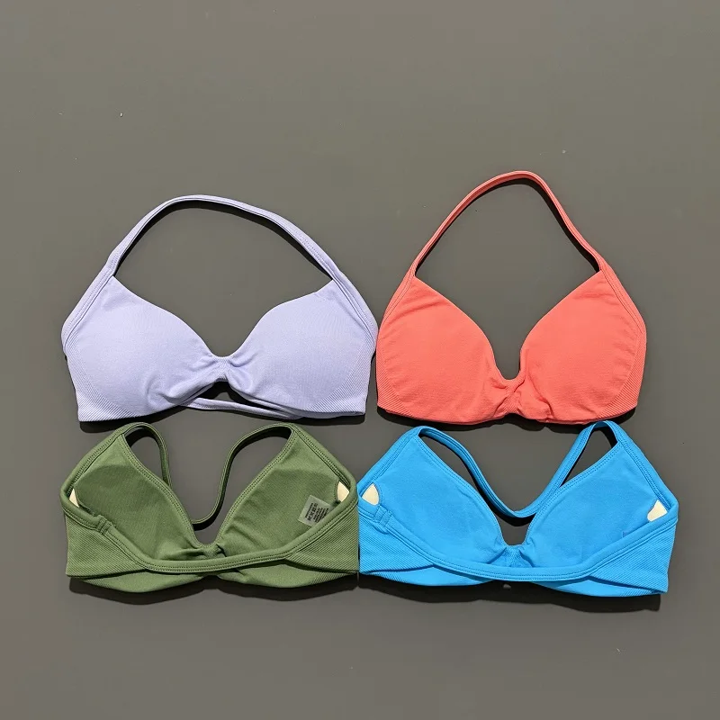 Sports Strappy Bra Yoga Underwear Women