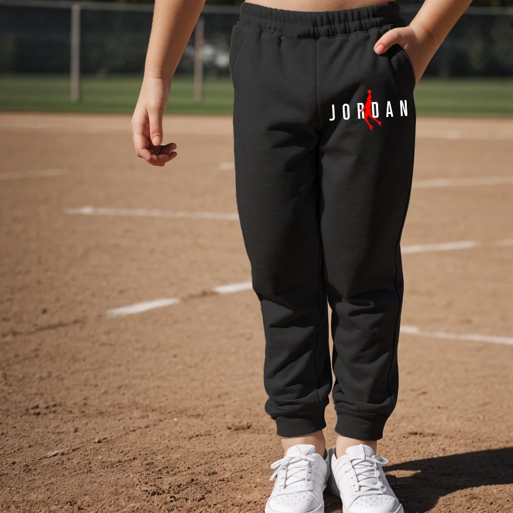 Quality Children's Trousers Outdoor Casual Pants Autumn/Winter Sports Basketball Sportswear Boys' Slimming Street Kid Clothing