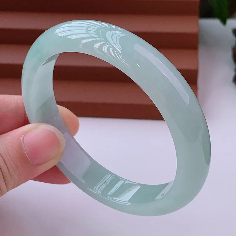 

zheru Jewelry Natural Burma Jade 54mm-62mm bracelet Exquisite Princess bracelet send girlfriend send mom