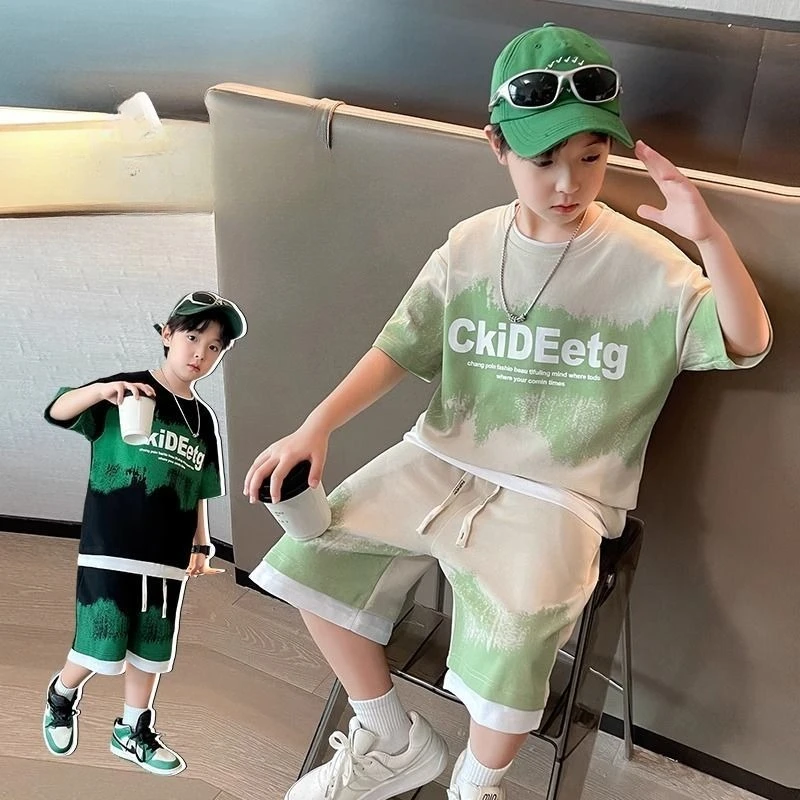 Sportswear Set Boys' Clothes Cartoon Children's Fashion Tops 2025 New Clothing Kid Costume Shorts for Boy Tracksuit Korean Sets - 5