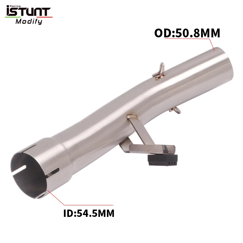 For SUZUKI GSF650 GSX650F 2007-2016 GSF 1250 2007-2018 Exhaust Set Stainless steel Motorcycle Muffler Pipe Silencer Espace Moto - Image 2