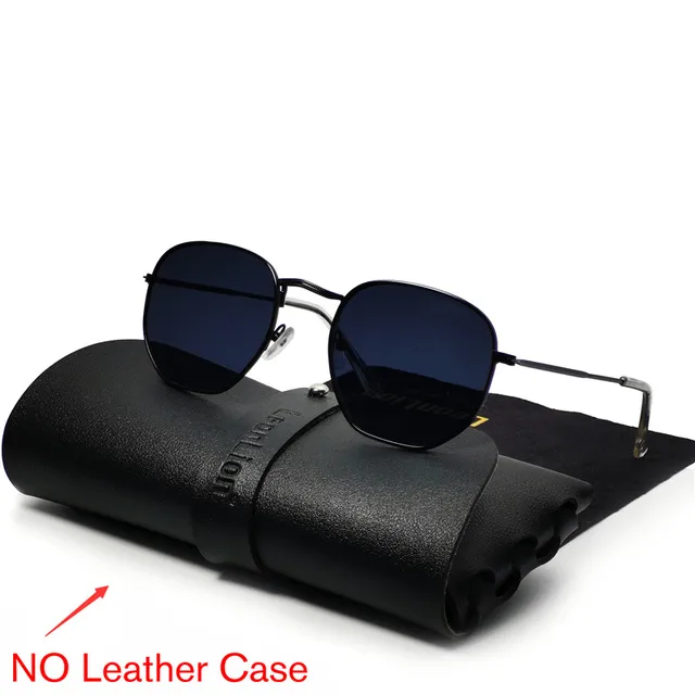 RBROVO Metal Vintage Polygon Sunglasses Men 2022 Luxury Brand Glasses For Men/Women Designer Eyewear Men Oculos De Sol Masculino BlackGray