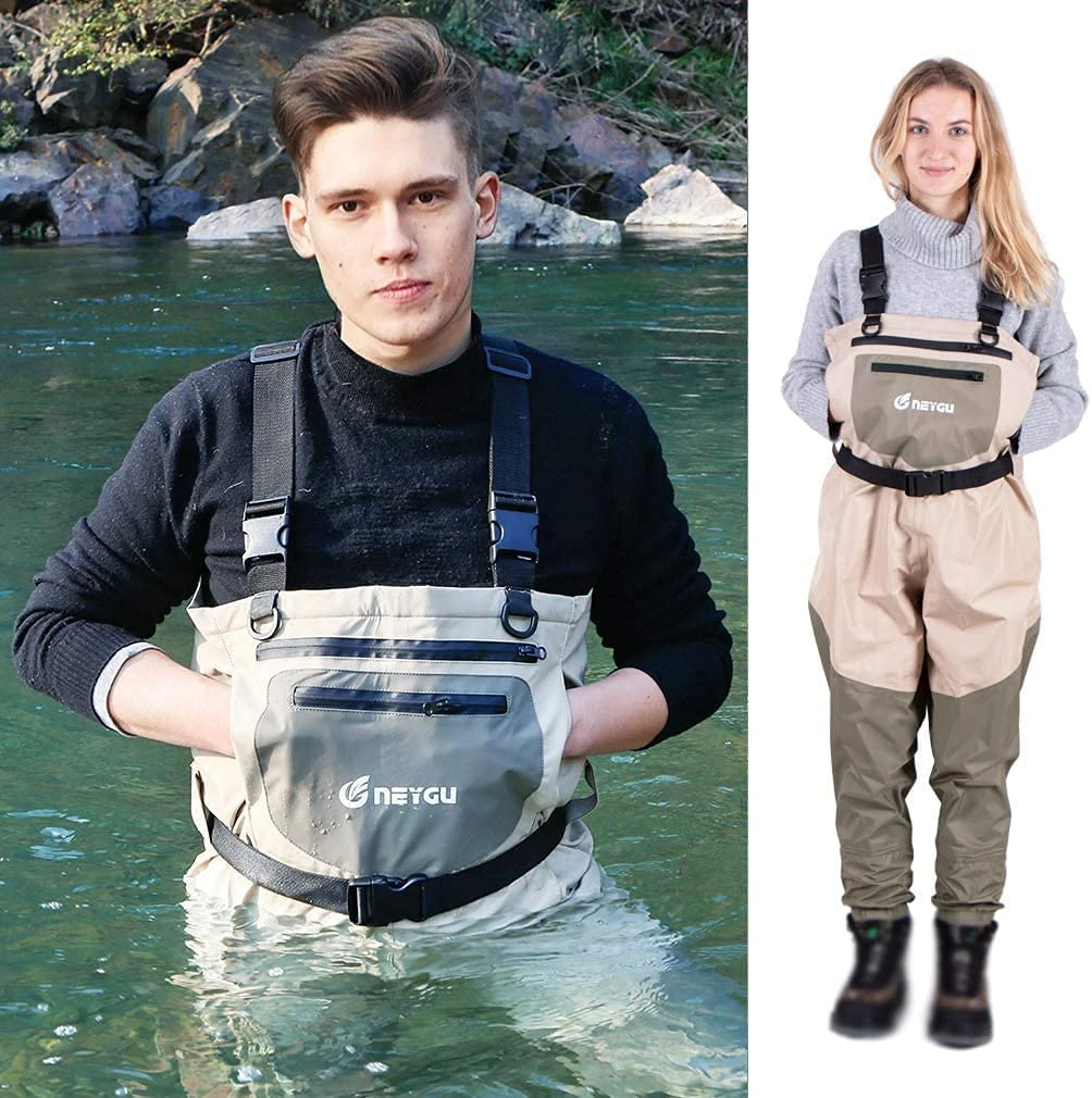 Neygu Waterproof & Breathable Chest Wader, Fly Fishing Waders With